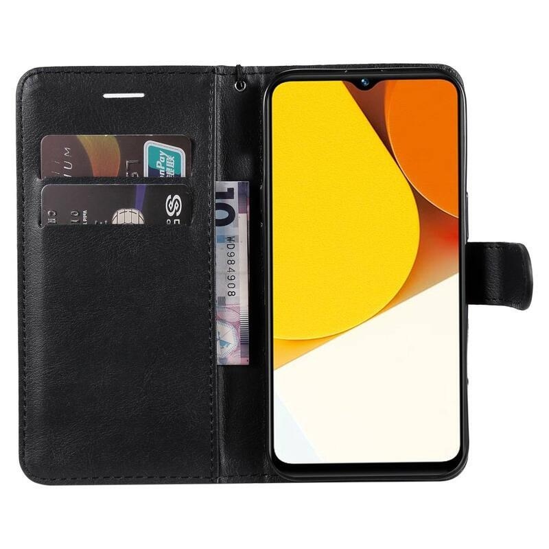 Case peňaženkové puzdro na mobil Vivo Y35 - čierne
