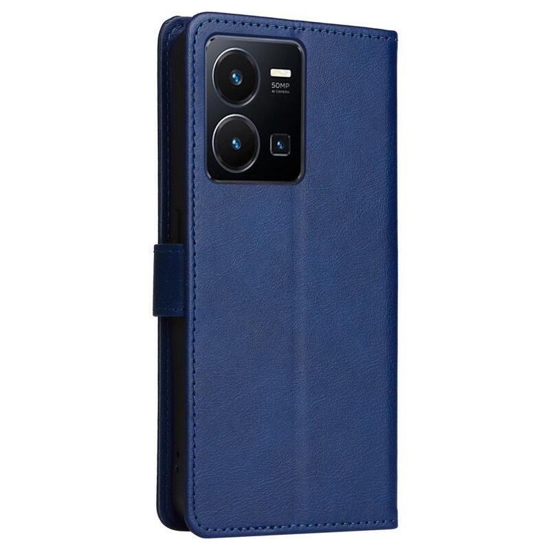 Case peňaženkové puzdro na mobil Vivo Y35 - modré