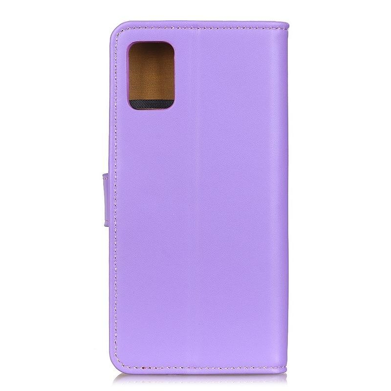 Case PU kožené peněženkové puzdro na mobil Huawei P40 Pro - fialové