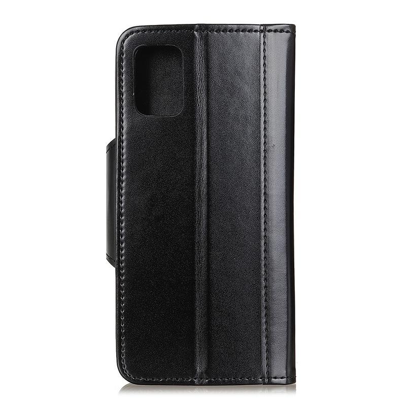 Case PU kožené peněženkové puzdro na mobil Samsung Galaxy A31 - čierne