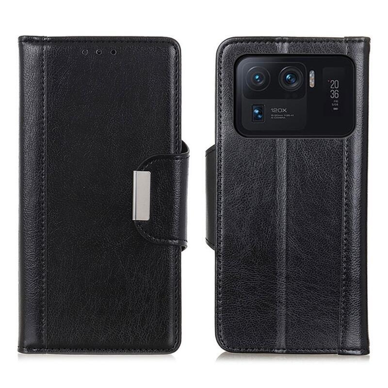 Case PU kožené peněženkové puzdro na mobil Xiaomi Mi 11 Ultra - čierne