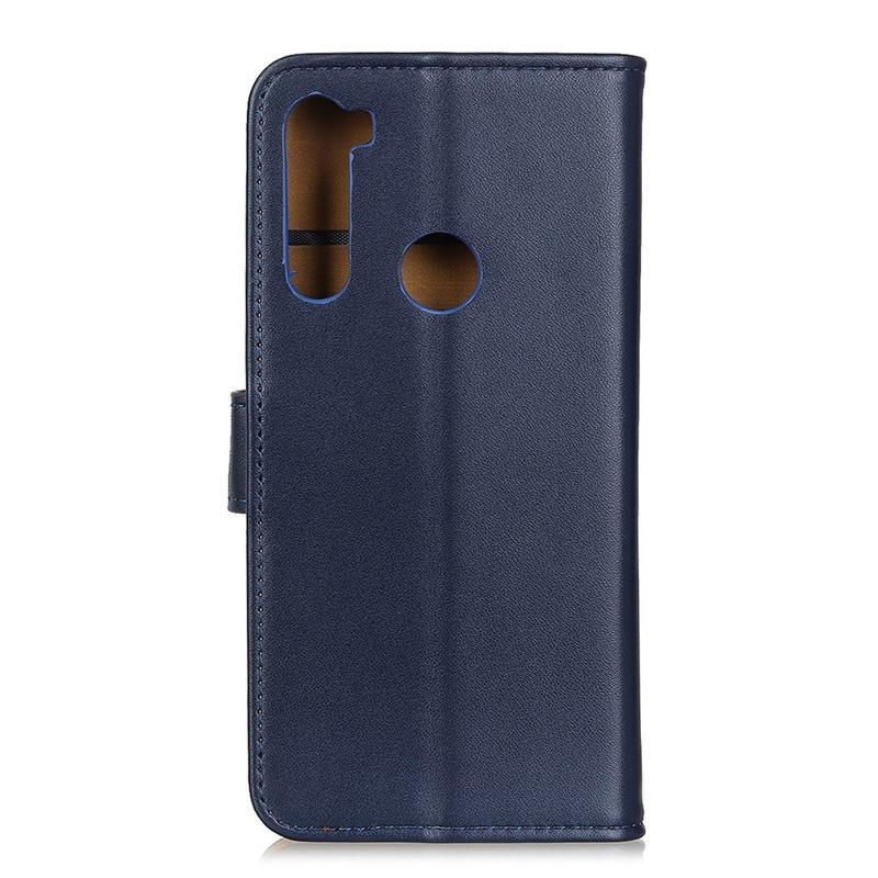 Case PU kožené puzdro na mobil Xiaomi Redmi Note 8 - tmavomodrej