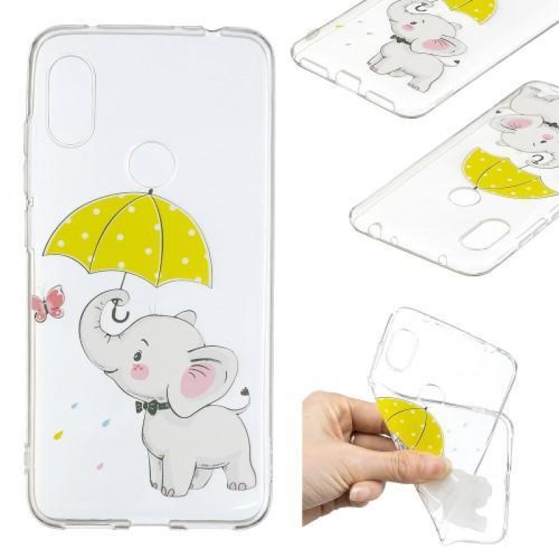 Case silikónový obal na mobil Xiaomi Redmi Note 6 Pro - slon