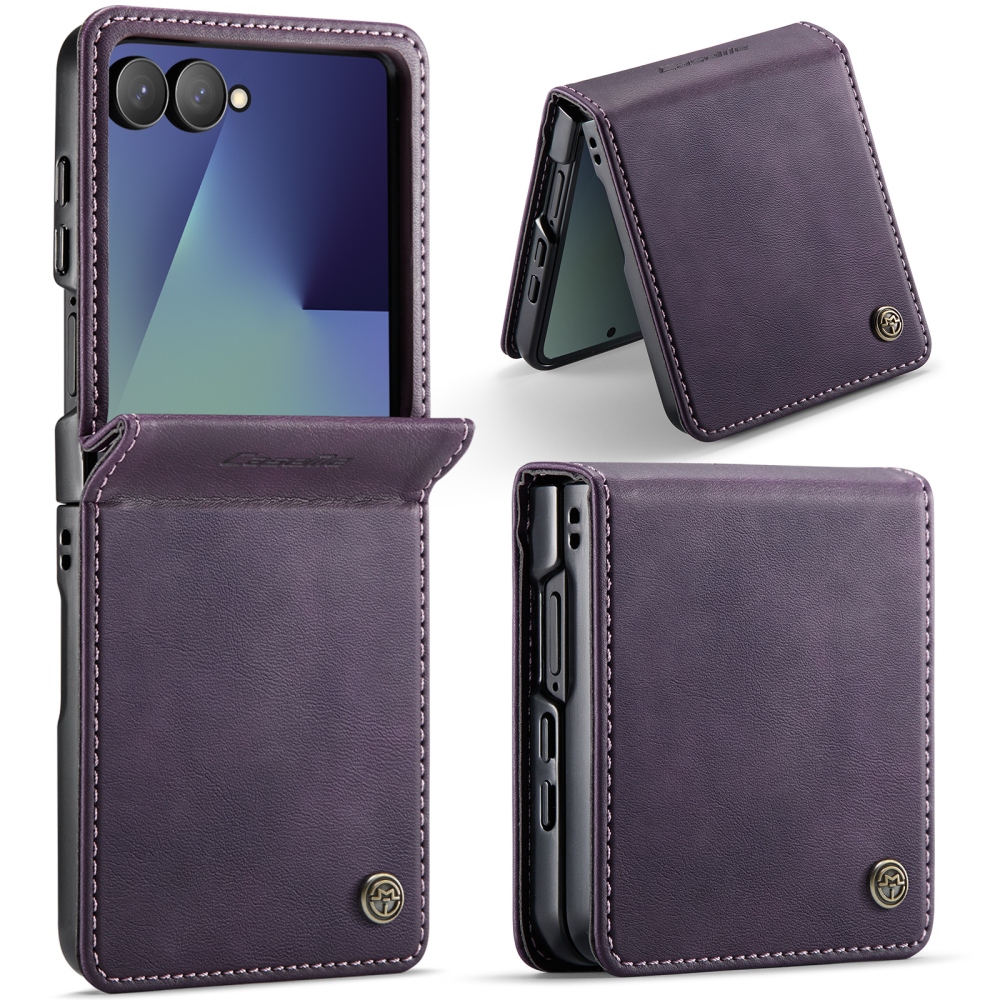 CASEME knižkové púzdro na Samsung Galaxy Z Flip8 5G - fialové
