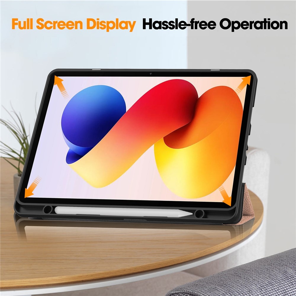 Cases inteligentné skladacie puzdro na Xiaomi Redmi Pad 2 Pro - ružovozlaté