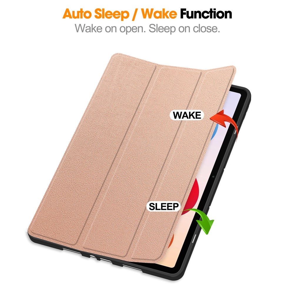 Cases inteligentné skladacie puzdro na Xiaomi Redmi Pad 2 Pro - ružovozlaté