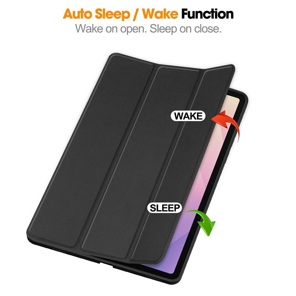 Cases chytré zatváracie púzdro na Samsung Galaxy Tab S11 - čierne