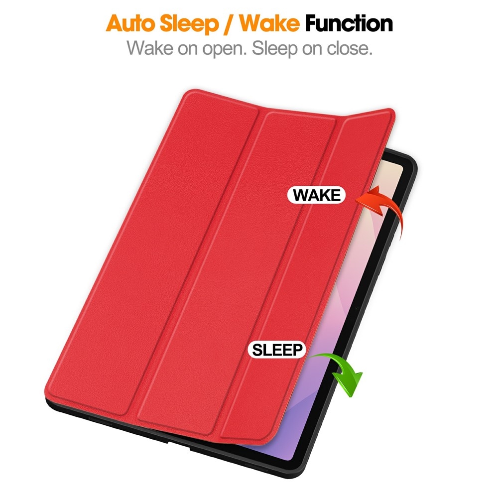 Cases chytré zatváracie púzdro na Samsung Galaxy Tab S11 - červené