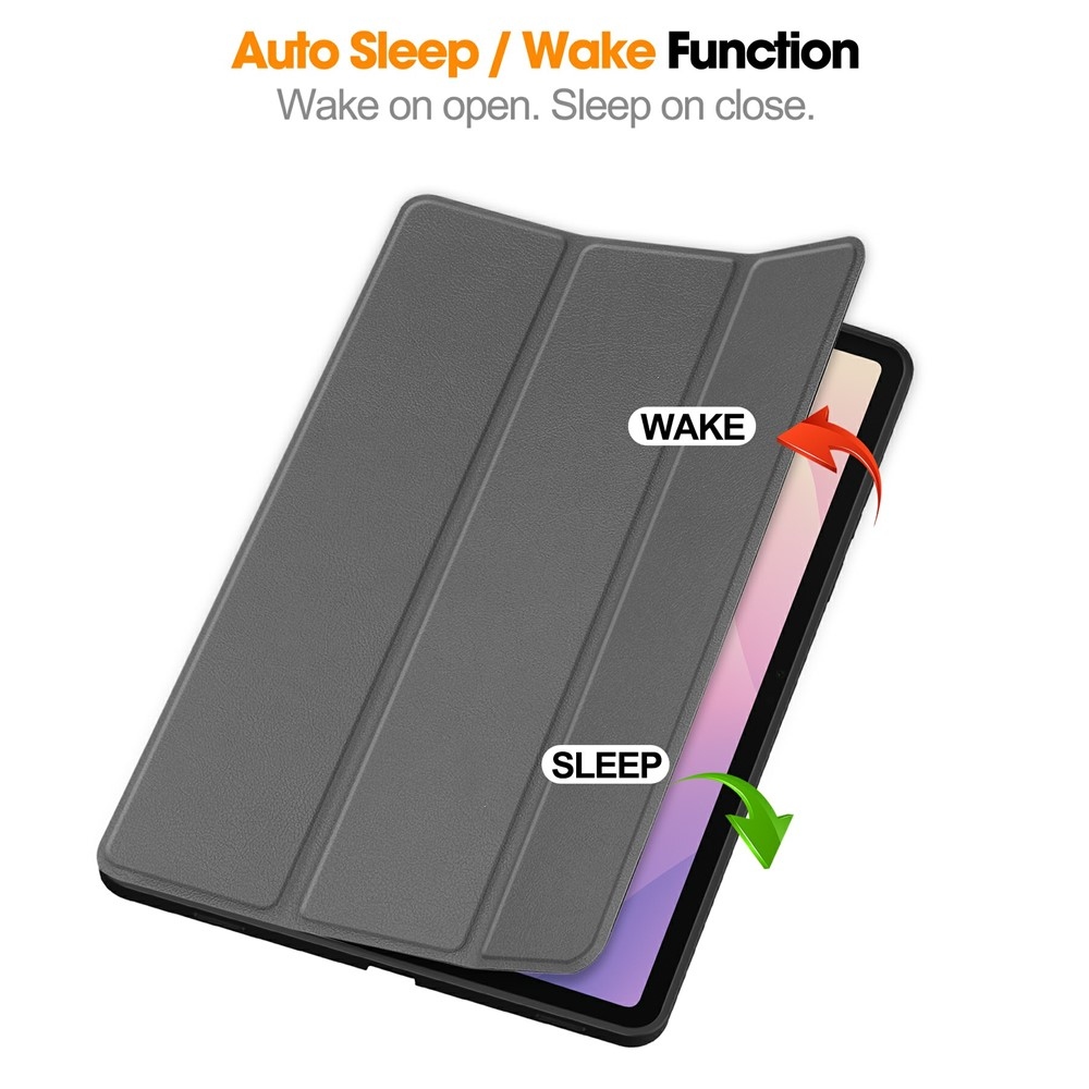 Cases chytré zatváracie púzdro na Samsung Galaxy Tab S11 - šedé