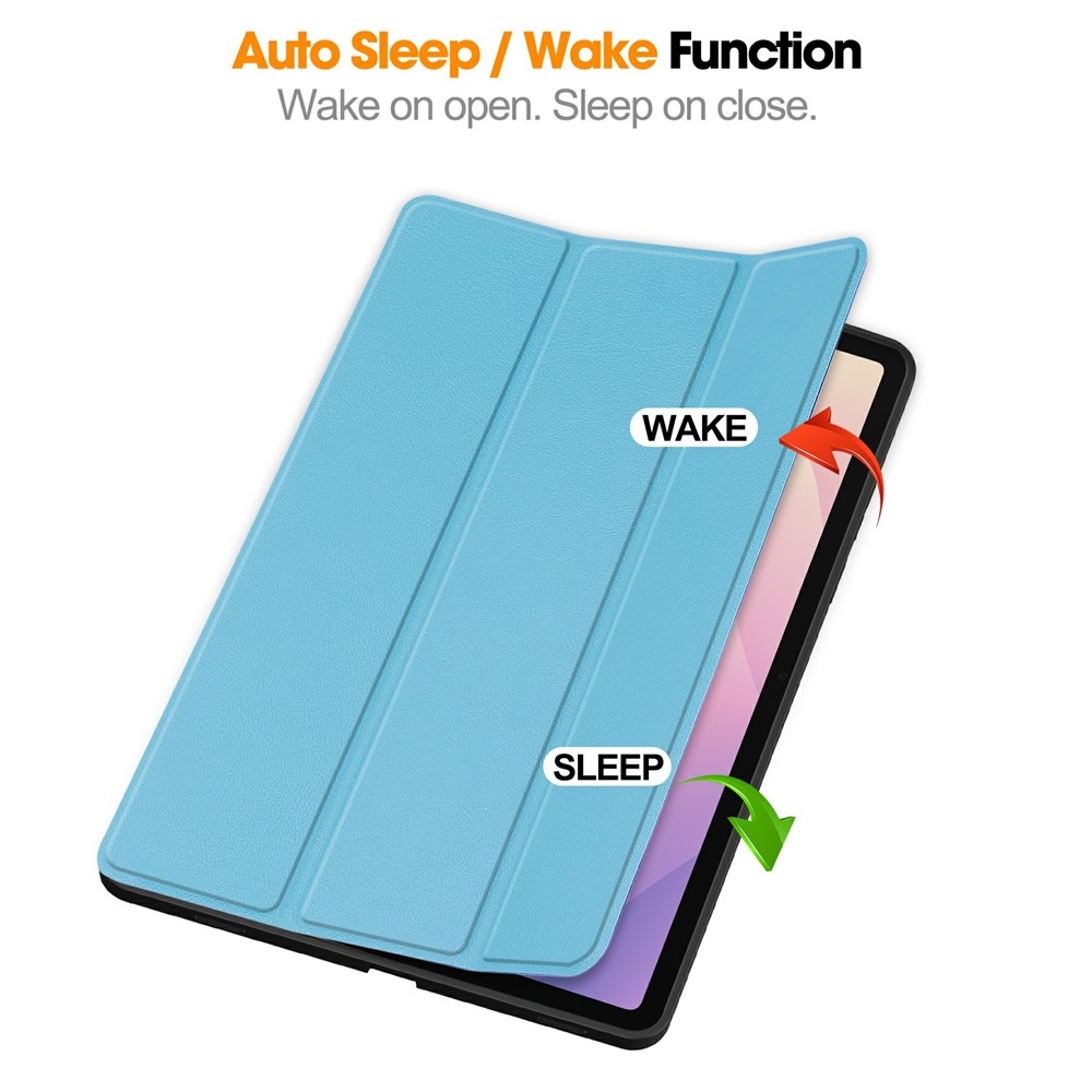 Cases chytré zatváracie púzdro na Samsung Galaxy Tab S11 - svetlomodré