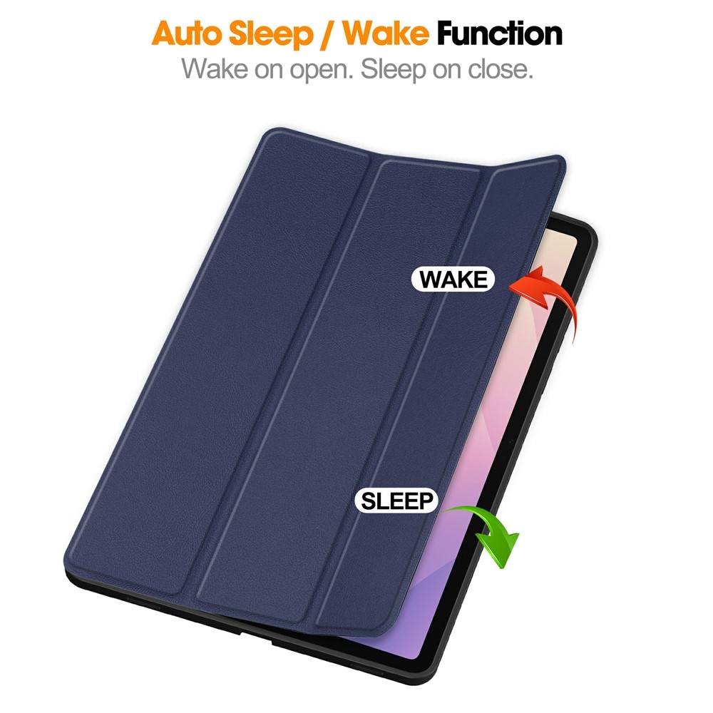 Cases chytré zatváracie púzdro na Samsung Galaxy Tab S11 - tmavomodré