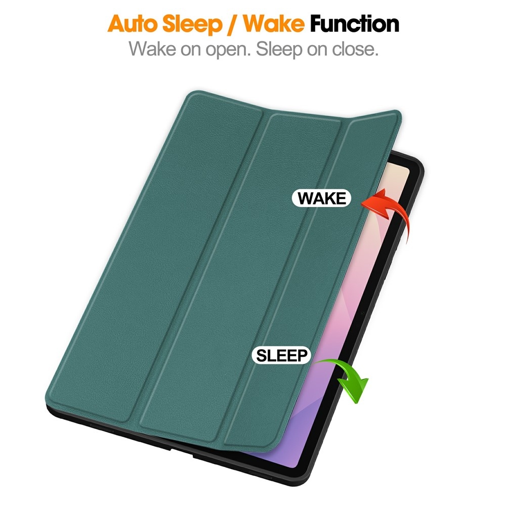 Cases chytré zatváracie púzdro na Samsung Galaxy Tab S11 - zelené