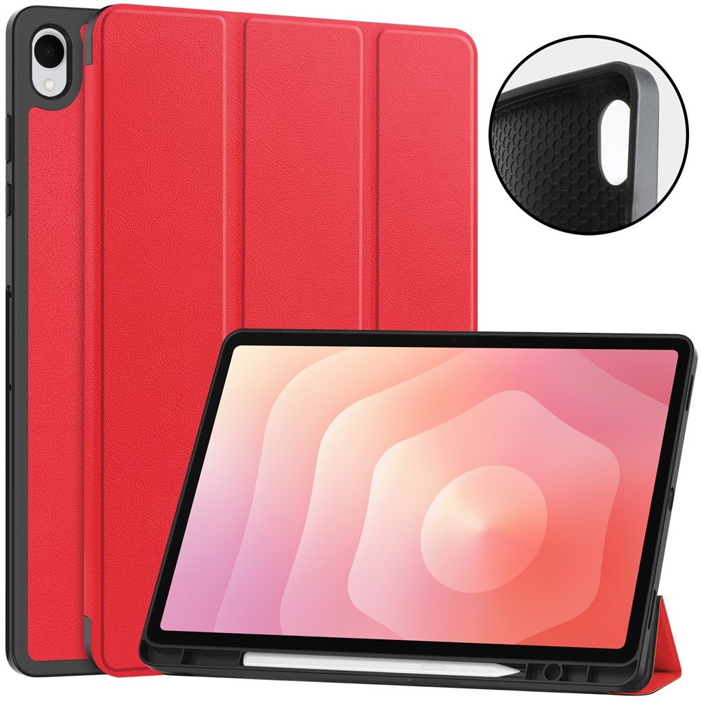 Cases chytré zatváracie púzdro na Samsung Galaxy Tab S12+ - červené