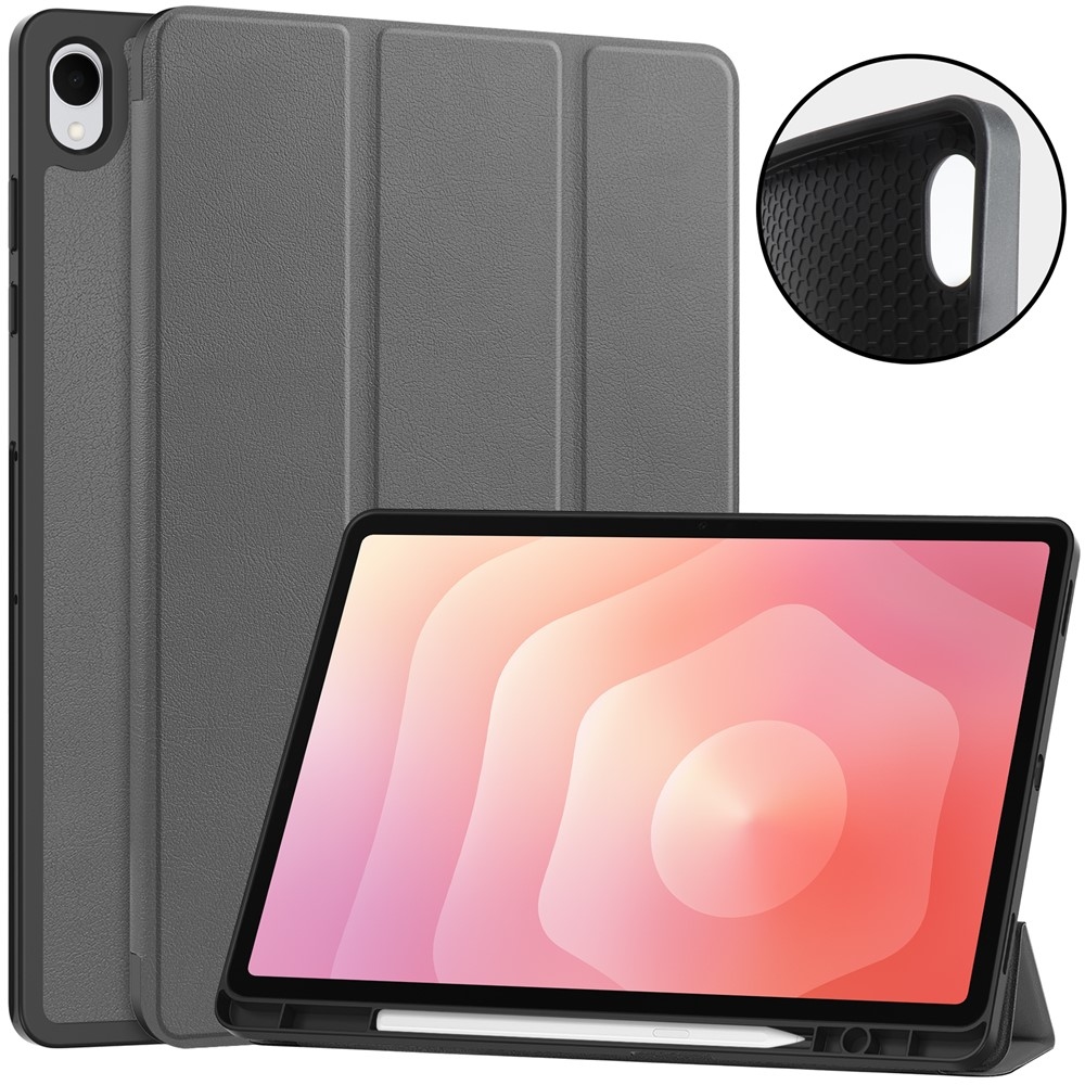Cases chytré zatváracie púzdro na Samsung Galaxy Tab S12+ - šedé