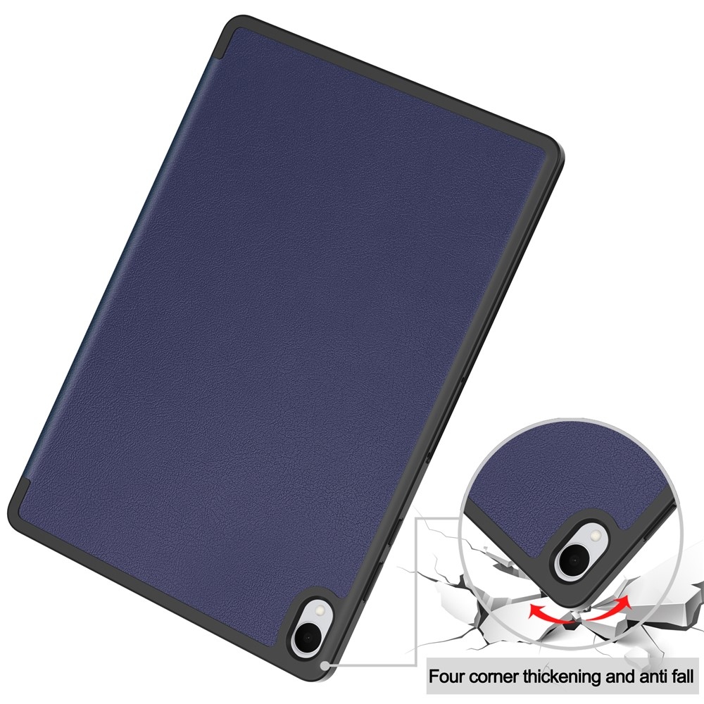 Cases chytré zatváracie púzdro na Samsung Galaxy Tab S12+ - tmavomodré