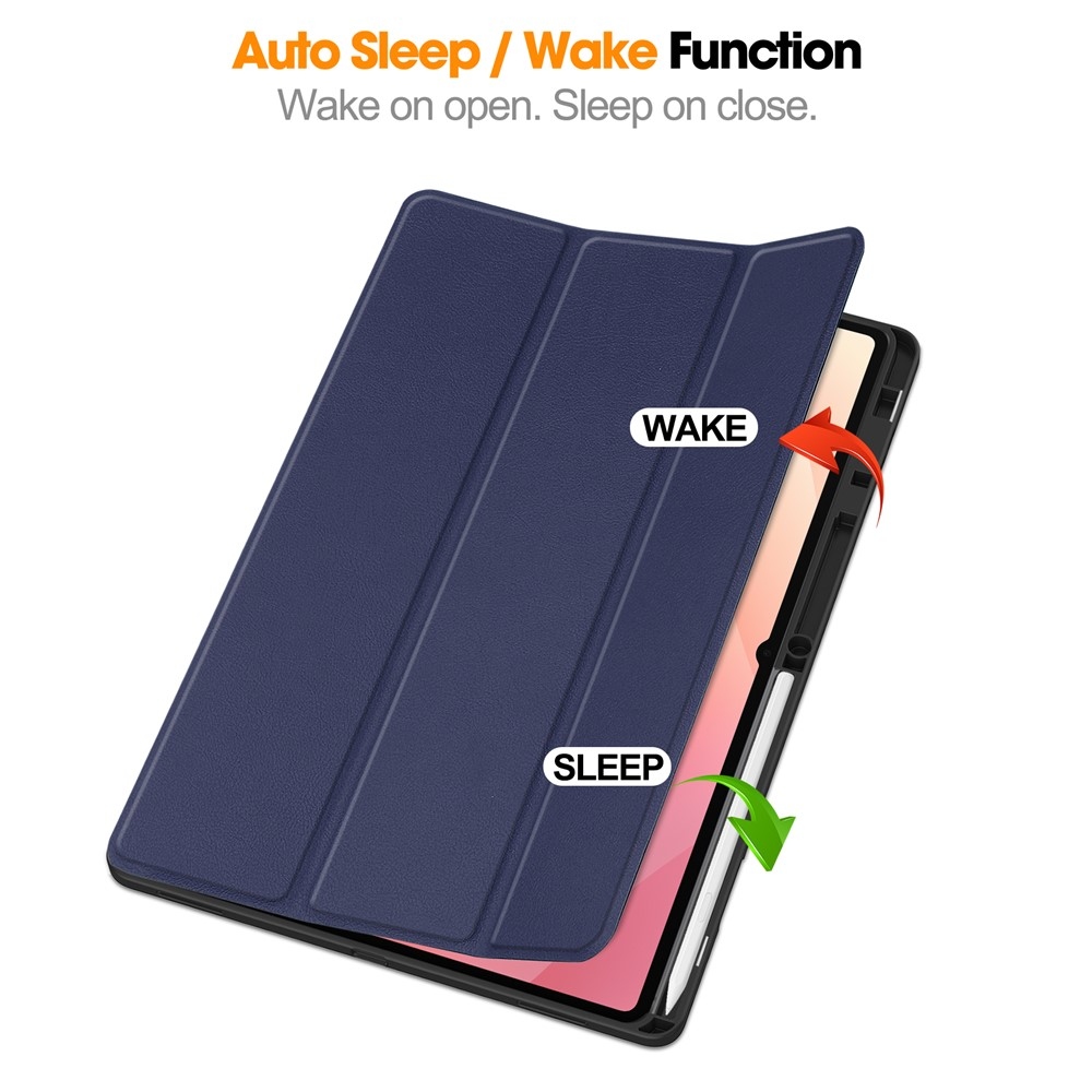 Cases chytré zatváracie púzdro na Samsung Galaxy Tab S12 Ultra - tmavomodré