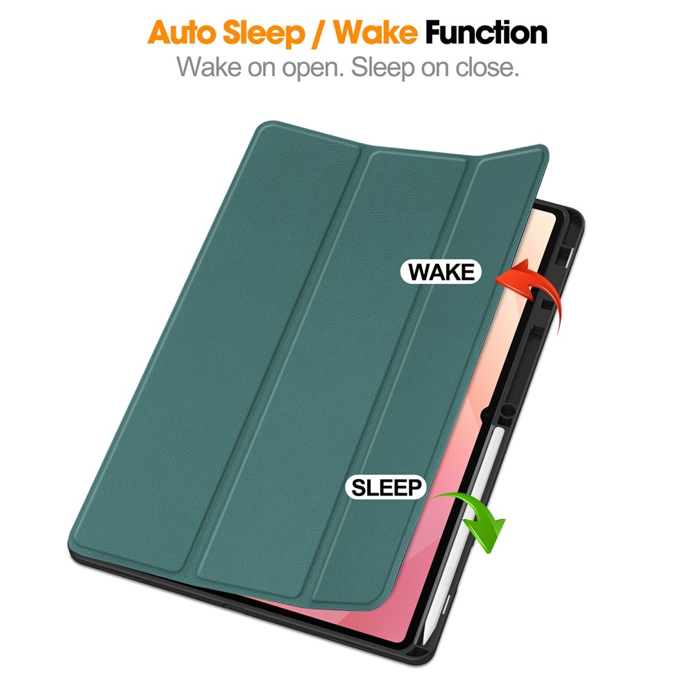 Cases chytré zatváracie púzdro na Samsung Galaxy Tab S12 Ultra - zelené