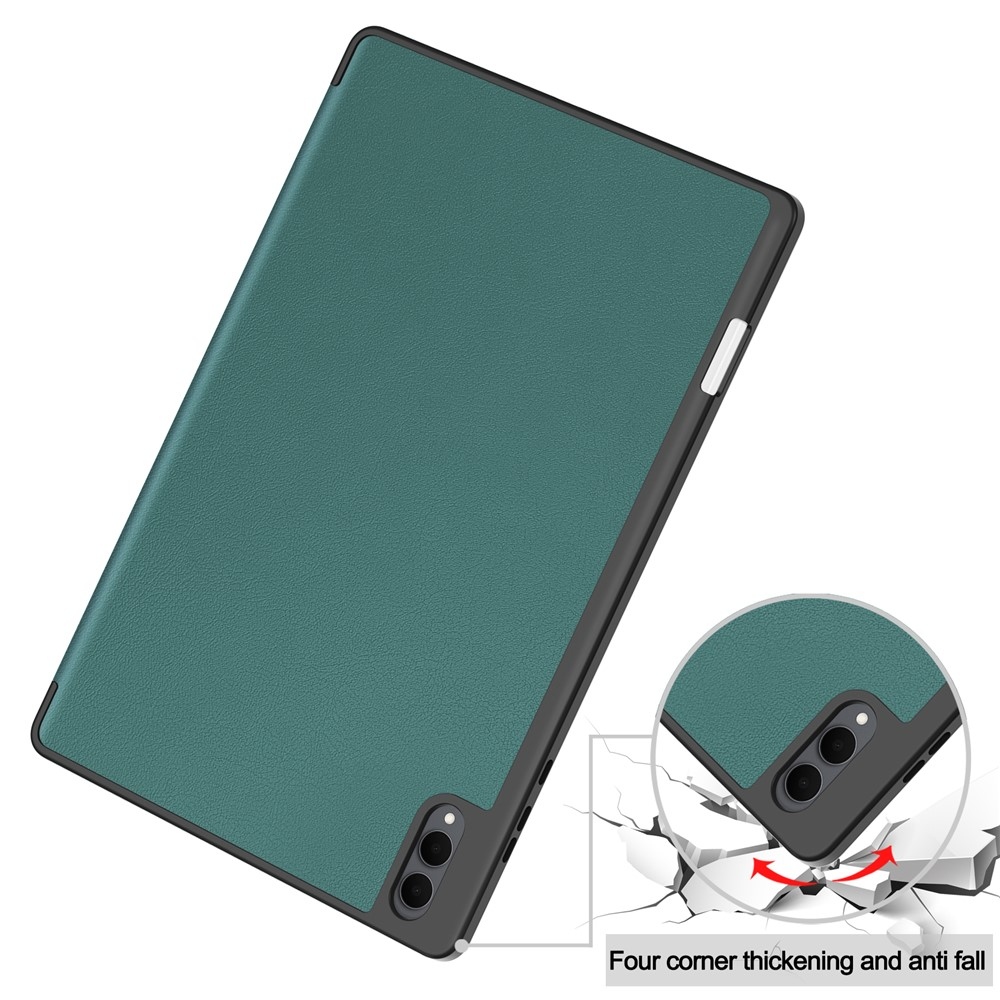 Cases chytré zatváracie púzdro na Samsung Galaxy Tab S12 Ultra - zelené