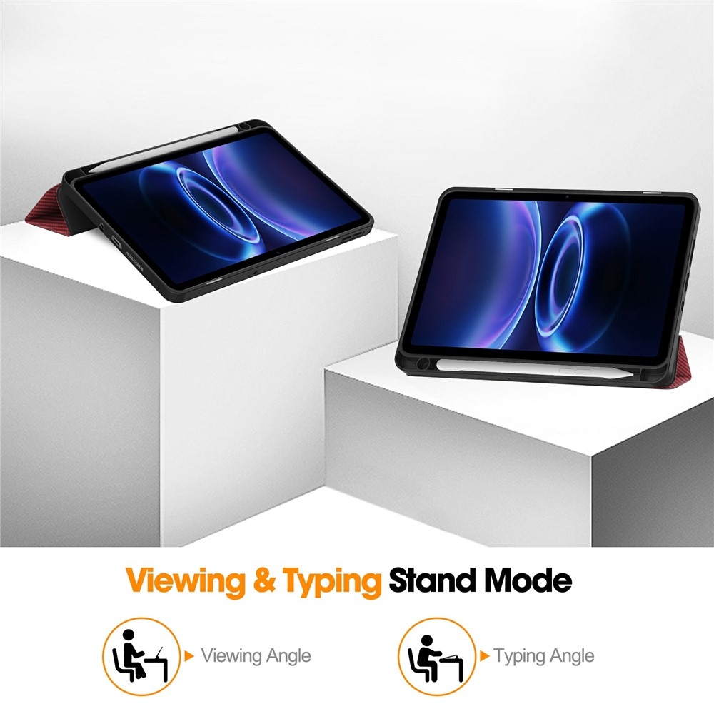 Cases chytré zatváracie púzdro na Xiaomi Redmi Pad 2 9.7 - červené