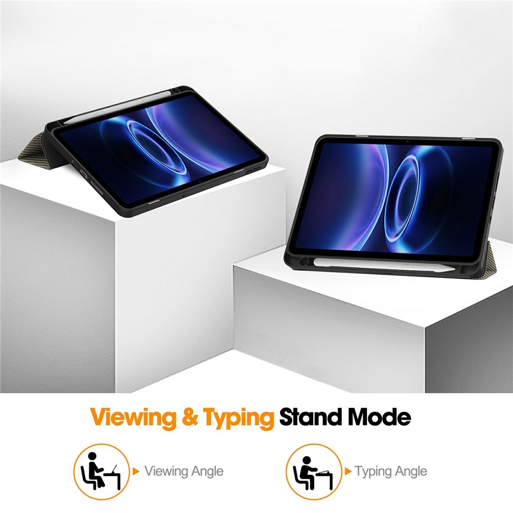 Cases chytré zatváracie púzdro na Xiaomi Redmi Pad 2 9.7 - hnedé