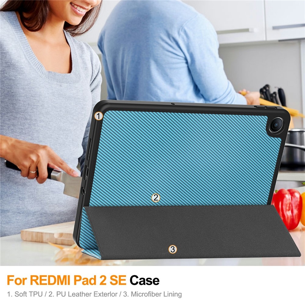 Cases chytré zatváracie púzdro na Xiaomi Redmi Pad 2 9.7 - svetlomodré