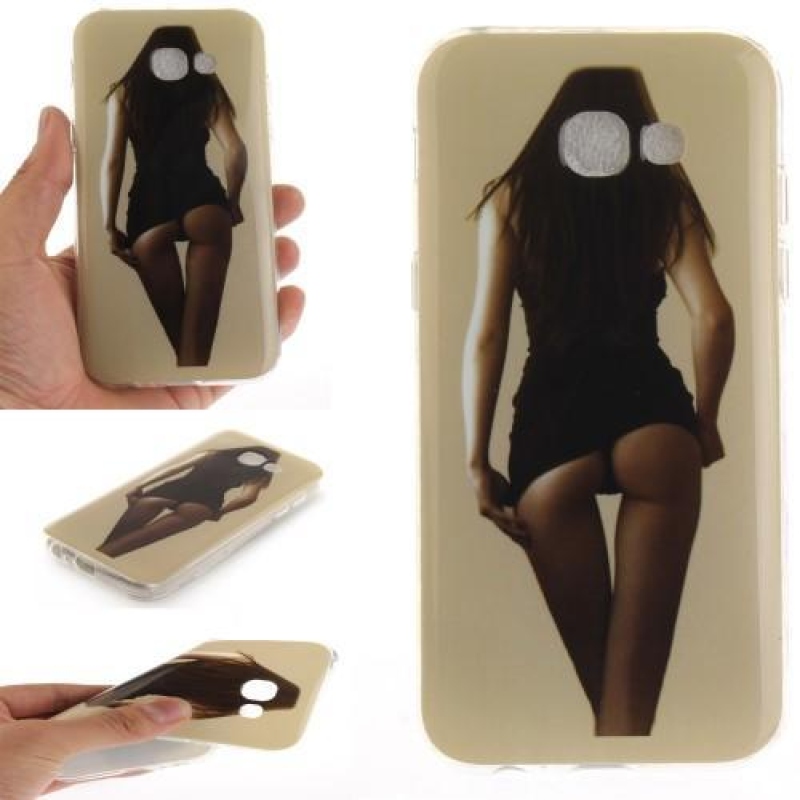 Cases gélový obal pre mobil Samsung Galaxy A3 (2017) - sexy dievča