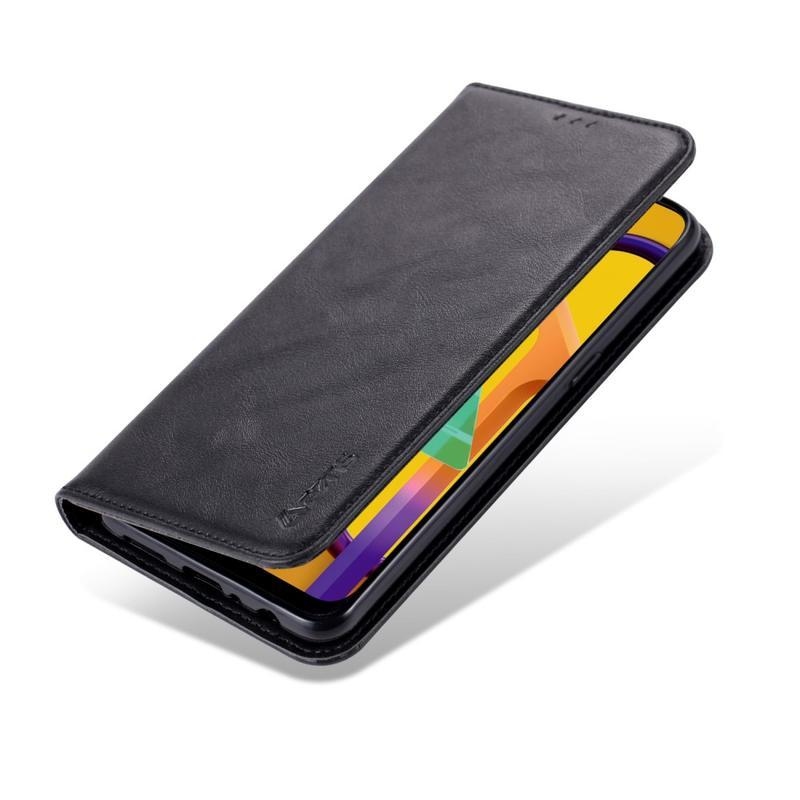 Cases PU kožené peněženkové puzdro na mobil Samsung Galaxy A20s - čierne