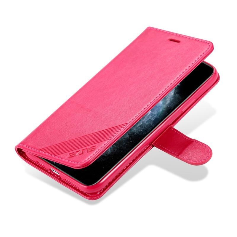 Cases PU kožené peněženkové puzdro pre mobilný telefón iPhone 12 Pro / 12 - rose
