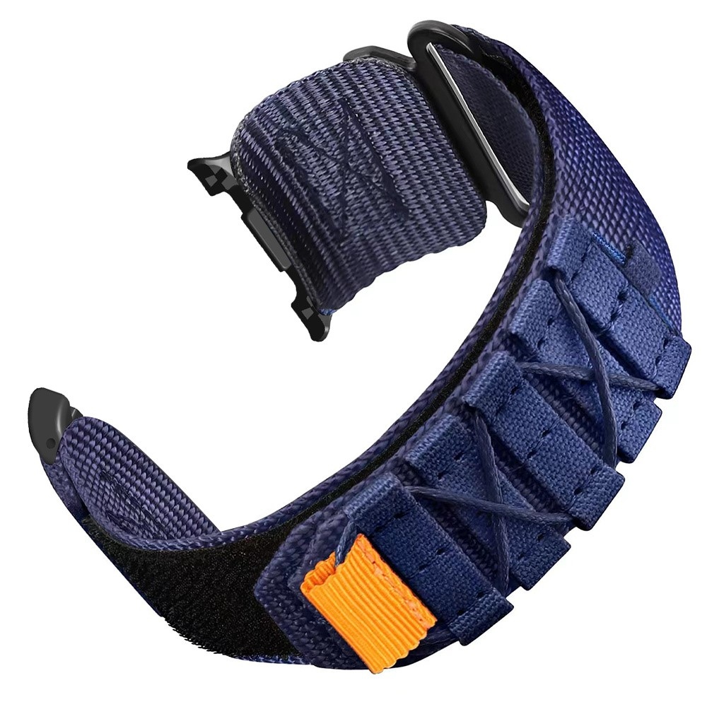 Casual nylonový remienok na Samsung Galaxy Watch9 40mm/44mm/Watch8 44mm/40mm/Watch8 Classic 46mm - modrý