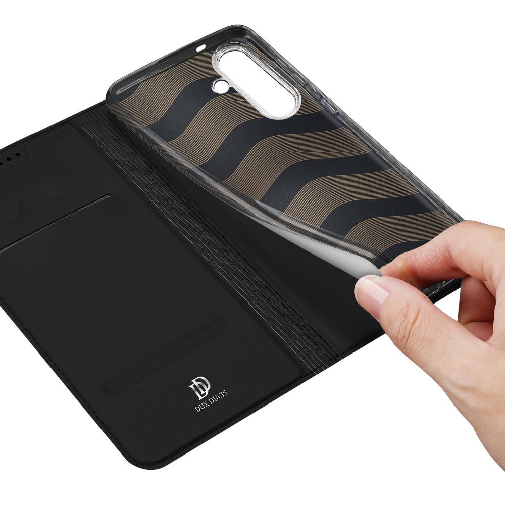 DUX knižkové púzdro na Samsung Galaxy S25 FE - čierne