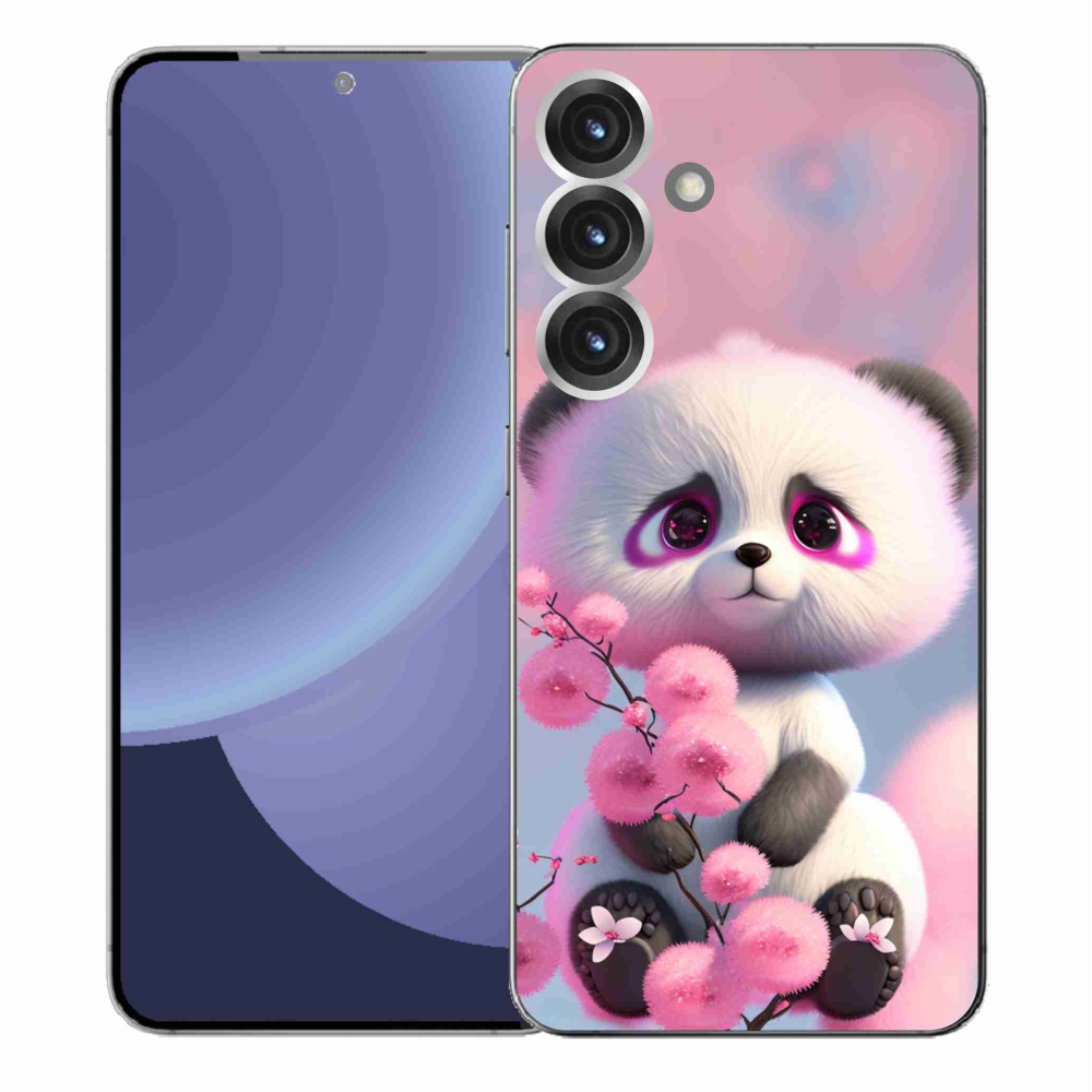 Gélový kryt mmCase na Samsung Galaxy S25+ - roztomilá panda 1