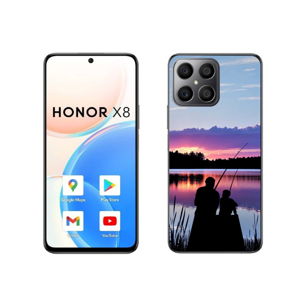 Gélový kryt mmCase na Honor X8 4G - rybárčenie 2