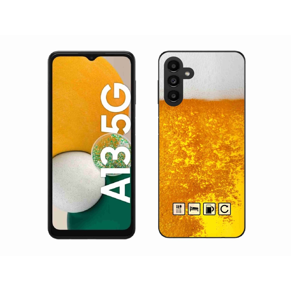 Gélový kryt mmCase na Samsung Galaxy A13 5G - pivný motív 3