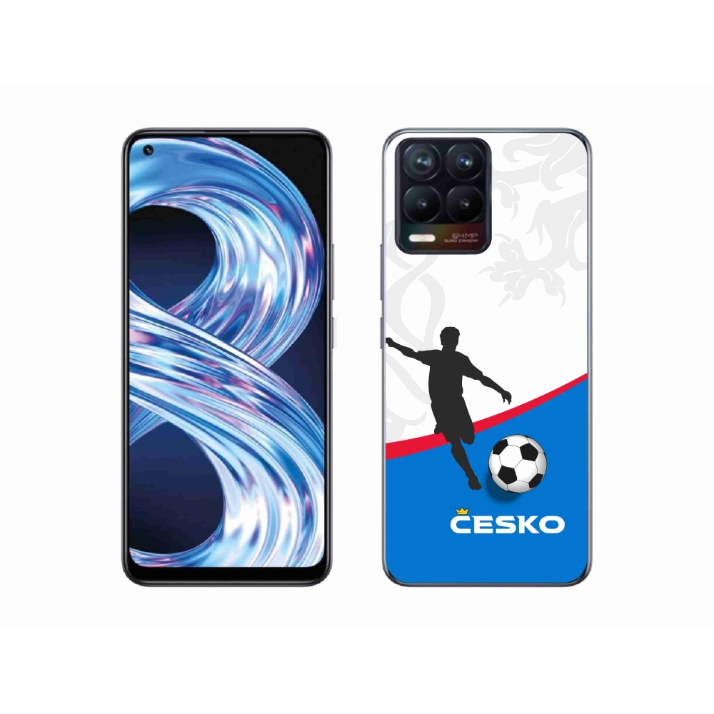 Gélový kryt mmCase na Realme 8 4G - futbal Česko 1