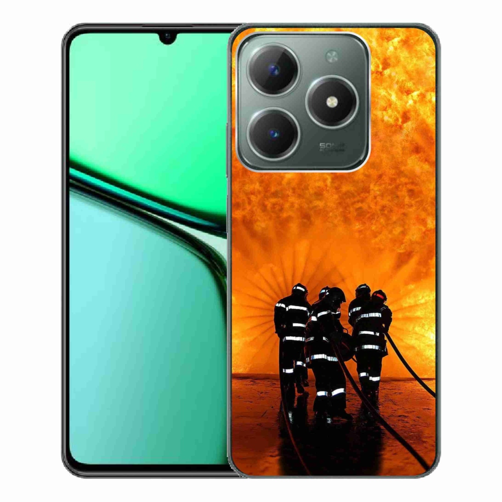 Gélový kryt mmCase na Realme C61 - požiar