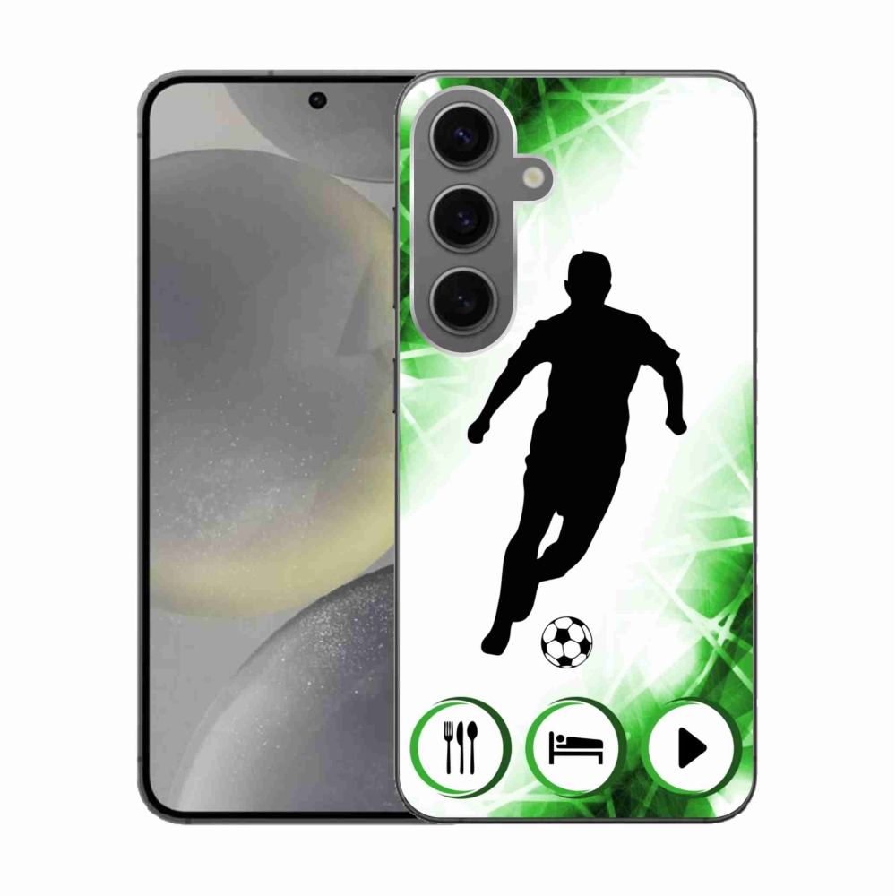 Gélový kryt mmCase na Samsung Galaxy S24 - futbalista