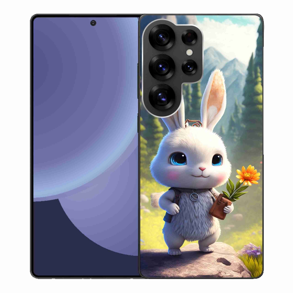 Gélový kryt mmCase na Samsung Galaxy S25 Ultra - roztomilý zajačik