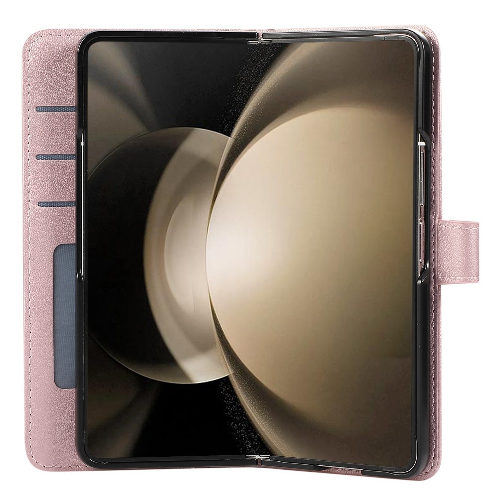 Gridy knižkové púzdro na Samsung Galaxy Z Fold7 5G - ružovozlaté
