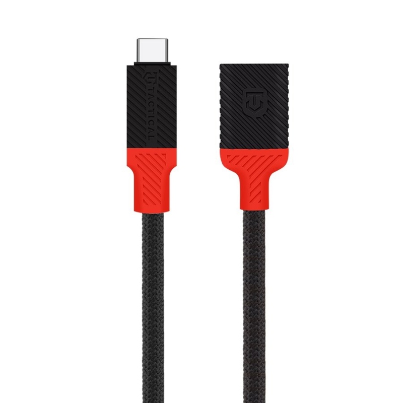 Tactical Pin4Fun adaptér USB-C/Lightning 0,1m Black/Red