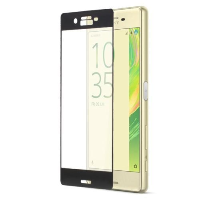 CCX celoplošné tvrdené sklo na Sony Xperia X - čierne