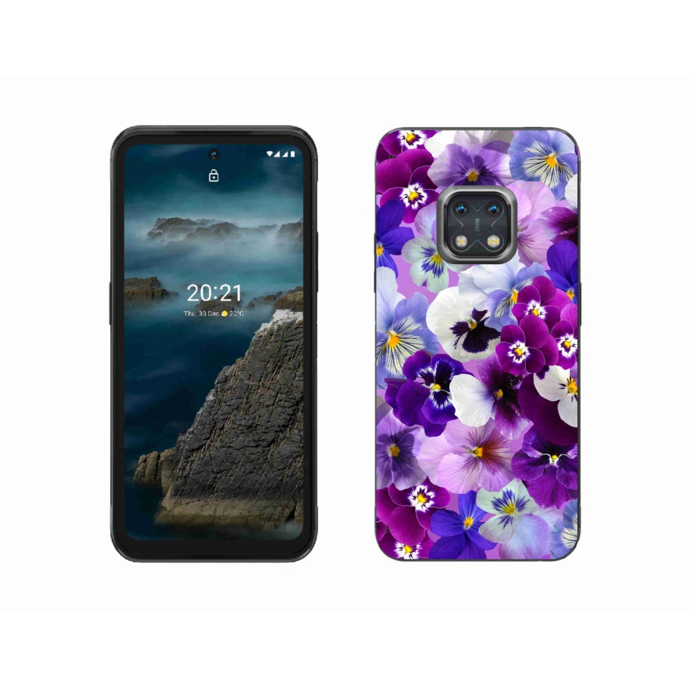 Gélový kryt mmCase na Nokia XR20 - kvety 9