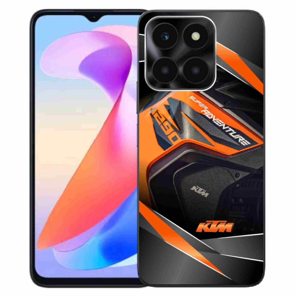 Gélový kryt mmCase na Honor X6a - motorka ktm