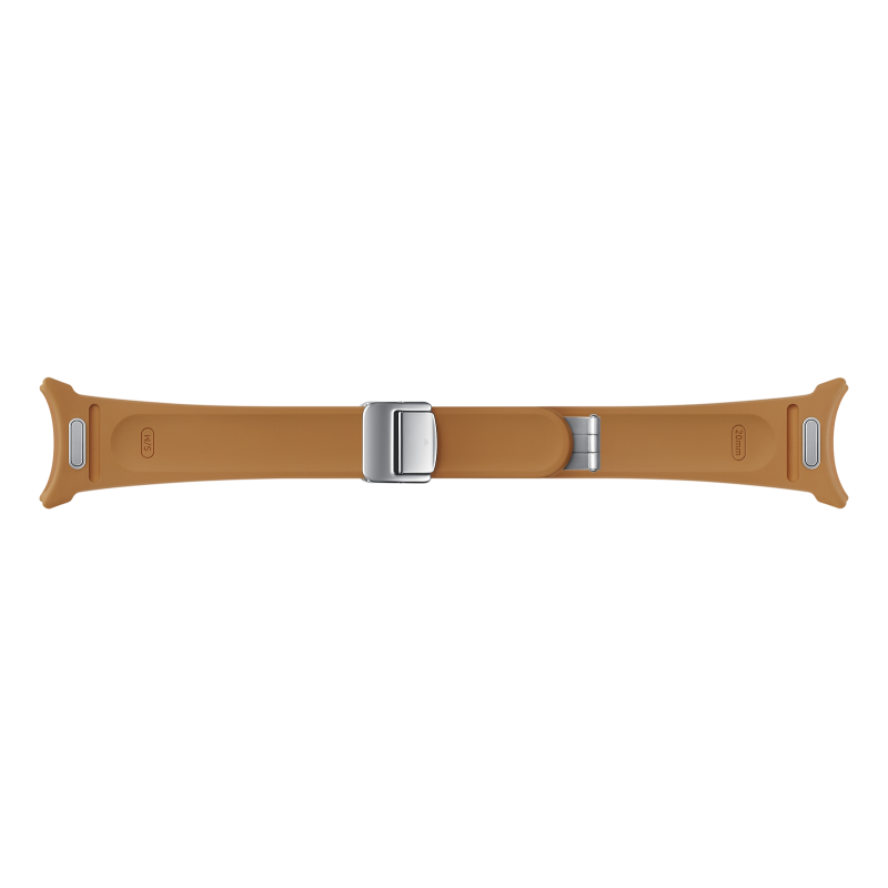ET-SHR93SDE Samsung Galaxy Watch 6/6 Classic D-Buckle Leather Strap (Vegan) S/M Camel