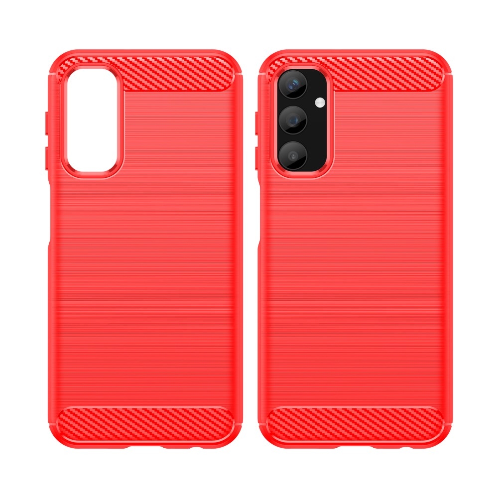 Carbon odolný gélový obal na Samsung Galaxy A25 5G - červený