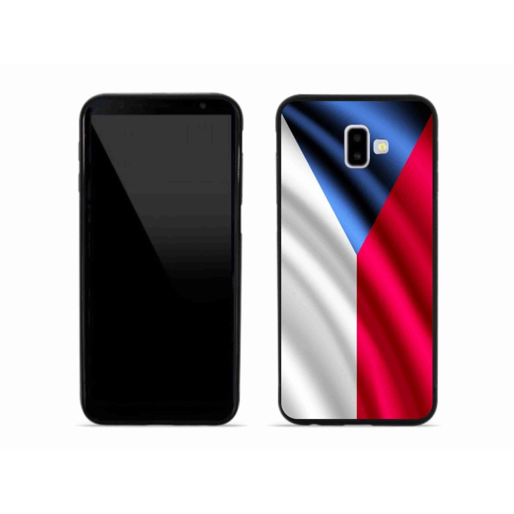 Gélový kryt mmCase na mobil Samsung Galaxy J6 Plus - česká vlajka