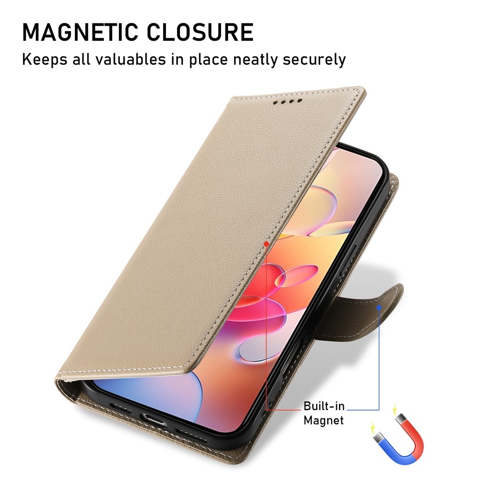 Snap knižkové púzdro na Samsung Galaxy A17 5G - béžové