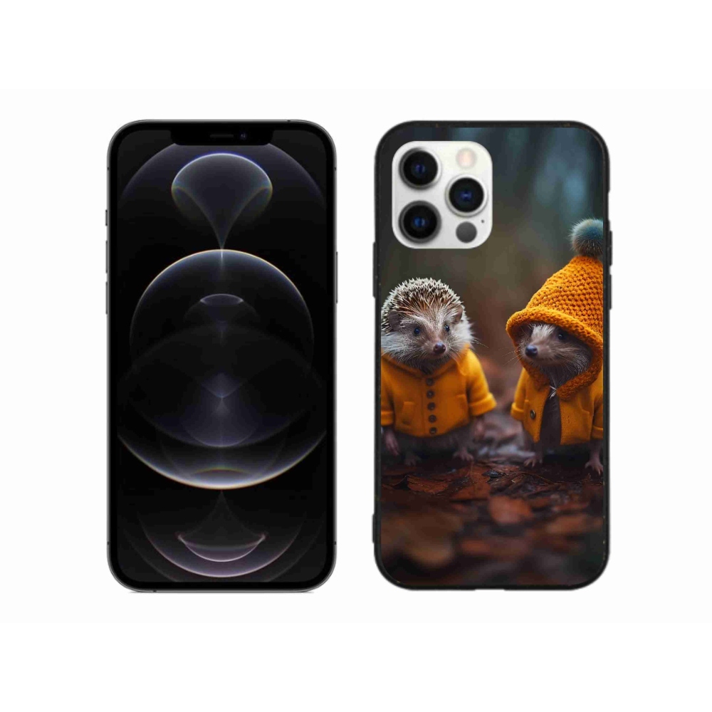 Gélový kryt mmCase na iPhone 12 Pro Max - ježkovia