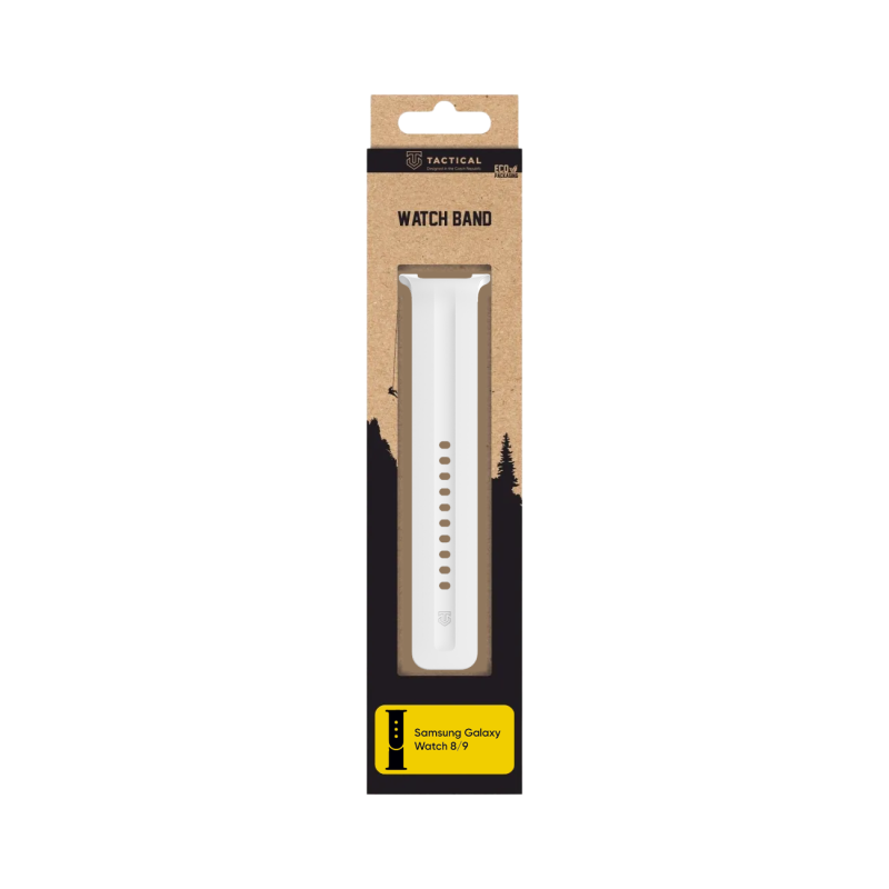 Taktický silikónový remienok pre Samsung Galaxy Watch 8/9, biely