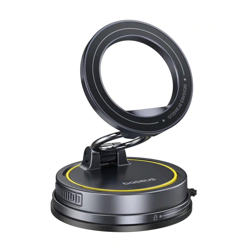 Baseus VC2 Flex – magnetický držiak do auta s prísavkou, farba Cosmic Black