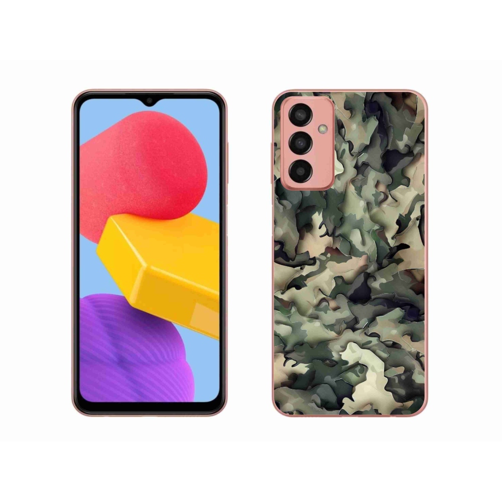 Gélový kryt mmCase na Samsung Galaxy M13 - maskáčový vzor 9